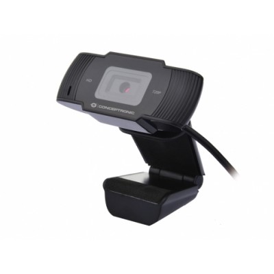Conceptronic AMDIS 720P HD cámara web 1280 x 720 Pixeles USB 2.0 Negro