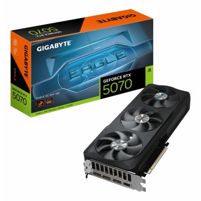 GIGABYTE GeForce RTX 5070 EAGLE OC SFF 12G Tarjeta Gráfica - 12GB GDDR7, 192 bits, PCI-E 5.0, 2587 MHz Core Clock, 3 x DP 2.