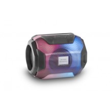 Mars Gaming MSBAX, Altavoz Bluetooth RGB, Compacto,10W, USB/MicroSD/Radio, Negro