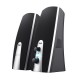 Trust 24660 conjunto de altavoces 5 W PC/ordenador portátil Negro, Metálico 2.0 canales