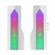 Mars Gaming ALTAVOZ BLUETOOTH MSDUO WHITE 2 EN 1 CONVERTIBLE EN SOBREMESA 2.0 O SOUNDBAR BT 5.0 ILUMINACION RGB