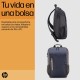HP Mochila para portátil Travel de 15,6 pulgadas y 18 litros, color gris