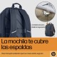 HP Mochila para portátil Travel de 15,6 pulgadas y 18 litros, color gris