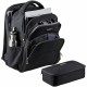StarTech.com Mochila Ergonómica con Carcasa de Accesorios Removible para Ordenador Portátil de 17,3 Pulgadas - Morral para 
