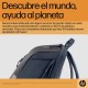 HP Mochila para portátil Travel de 15,6 pulgadas y 18 litros, color gris