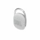 JBL CLIP 4 Altavoz monofónico portátil Blanco 5 W