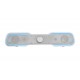 Mars Gaming MSBXW Blanco, Barra de Sonido RGB, Bluethooth 5.0+Jack 3.5, Sonido DSP 10W
