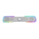 Mars Gaming MSBXW Blanco, Barra de Sonido RGB, Bluethooth 5.0+Jack 3.5, Sonido DSP 10W