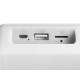 Mars Gaming MSBAXW, Altavoz Bluetooth RGB, Compacto,10W, USB/MicroSD/Radio, Blanco