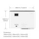BenQ X500i Proyector de corto alcance 2200 lúmenes ANSI DLP UHD 4K (3840x2160) Negro, Blanco