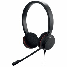 Jabra Evolve 20 Auriculares Alámbrico Diadema Oficina/Centro de llamadas USB tipo A Negro