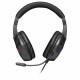 Mars Gaming MH122 Negro, Cascos Gaming FRGB Over Ear con Micrófono, Sonido HiFi, Cancelación de Sonido, Ultraligeros, PS4 P