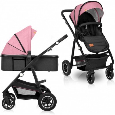 Coche bebé LIONELO Amber 2-in-1 Rosa (Devolución de Amazon)