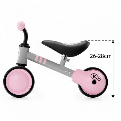 Kinderkraft - Correpasillos Mini Cutie, rosa sin pedales (Devolución de Amazon)