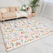 Colchoneta infantil para gatear, impermeable, reversible y plegable, (Devolución de Amazon)