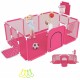 Parque infantil plegable SMOSOO de 180 x 120 x 60 cm (Devolución de Amazon)