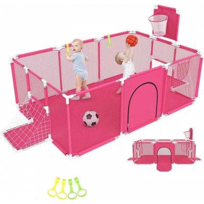 Parque infantil plegable SMOSOO de 180 x 120 x 60 cm (Devolución de Amazon)