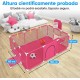 Parque infantil plegable SMOSOO de 180 x 120 x 60 cm (Devolución de Amazon)