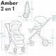 Conjunto silla de paseo multifuncional (Devolución de Amazon)