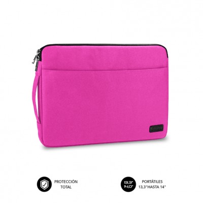 SUBBLIM - Funda portátil 14 " Rosa