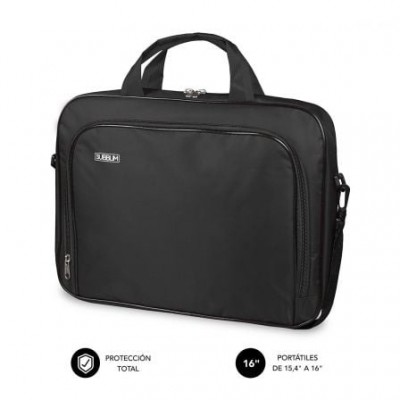 Maletín SUBBLIM Oxford 15.4 a 16" Negro