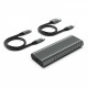 Caja externa para disco duro de estado sólido (SSD) Gris M.2 Ewent EW7025
