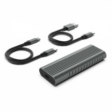 Caja externa para disco duro de estado sólido (SSD) Gris M.2 Ewent EW7025