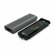 Caja externa para disco duro de estado sólido (SSD) Gris M.2 Ewent EW7025