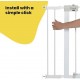 Safety 1st Extensiones de14 cm para puerta de ajuste a presión (Devolución de Amazon)