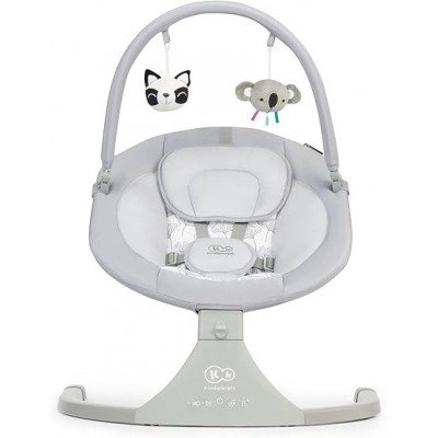 Kinderkraft LULI Hamaca bebé, Eléctrica Silla macedora, 0-9 (Devolución de Amazon)