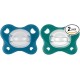 Chicco Chupete Dual Soft, Recién Nacido 16-36 Meses