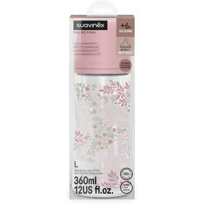 Suavinex, Biberón de 360 ml, con Tetina Fisiológica SX Pro de Silicona ( Devolución de Amazon)