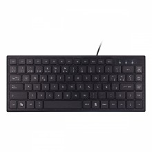 Mini teclado USB UNYKAch KB 302 QWERTY Negro