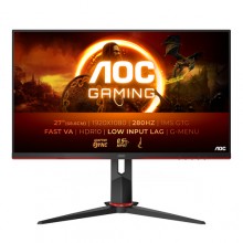 AOC G2 27G2ZN3/BK pantalla para PC 68,6 cm (27") 1920 x 1080 Pixeles Full HD LCD Negro, Rojo