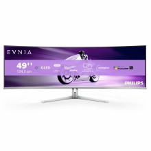 Philips Evnia 8000 49M2C8900/00 pantalla para PC 124,2 cm (48.9") 5120 x 1440 Pixeles Dual QHD QD-OLED Blanco