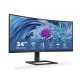 Philips E Line 346E2CUAE/00 pantalla para PC 86,4 cm (34") 3440 x 1440 Pixeles Wide Quad HD+ LCD Negro