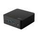 MSI Cubi NUC AI 1UMG-033ES Intel Core Ultra 5 125H 8 GB DDR5-SDRAM 512 GB SSD Windows 11 Pro Mini PC Negro