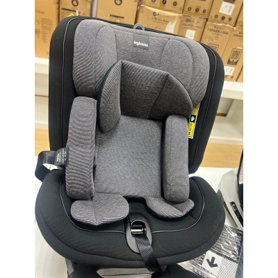 Inglesina Halley Pro, Negro, Silla de Coche Giratoria 360° ISOFIX, de 0 a 12 Años (40-150 cm)