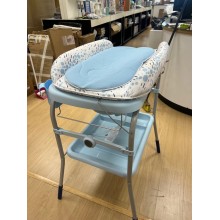 Chicco Cuddle & Bubble Bañera Bebé Ergonómica con Patas y Cambiador con Acolchado