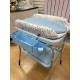 Chicco Cuddle & Bubble Bañera Bebé Ergonómica con Patas y Cambiador con Acolchado