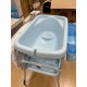 Chicco Cuddle & Bubble Bañera Bebé Ergonómica con Patas y Cambiador con Acolchado