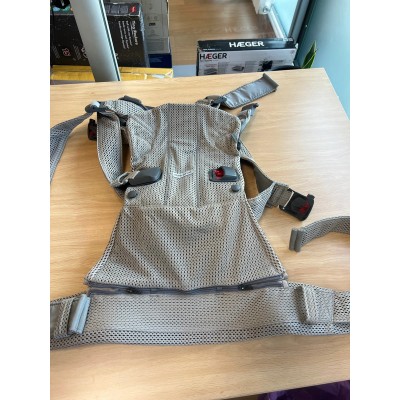 BabyBjörn Mochila Porta Bebé One Air, Malla 3D, Gris arena
