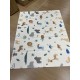 Nuby - Alfombra Bebe Acolchada Plegable Reversible Safari -
