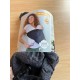 Bandolera Minimonkey Portabebé Ergonómica Transpirable Mochila Portabebé hasta 15kg Grey