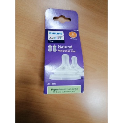 Philips Avent. Tetina de biberón Natural Response