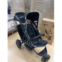 hauck Freerider Carro Gemelar Reclinable, Silla de Paseo Gemelar Plegable