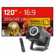 iggual Pack proyector 4K + Lona proyección 120"