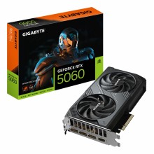 GeForce RTX 5060 WINDFORCE OC 8G Tarjeta Gráfica - 8GB GDDR7, 128bit, PCI-E 5.0, 2512 MHz Frecuencia del núcleo, 3 x DisplayPo
