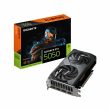 GeForce RTX 5050 WINDFORCE OC 8G Tarjeta Gráfica - 8GB GDDR6, 128bit, PCI-E 5.0, 2587MHz Frecuencia del núcleo, 2 x DP, 2 x HD