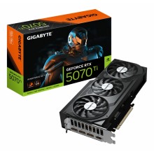 GeForce RTX 5070 Ti WINDFORCE OC V2 16G Tarjeta Gráfica - 16GB GDDR6, 256bit, PCI-E 5.0, 2497 MHz Frecuencia del Núcleo, 3 x D